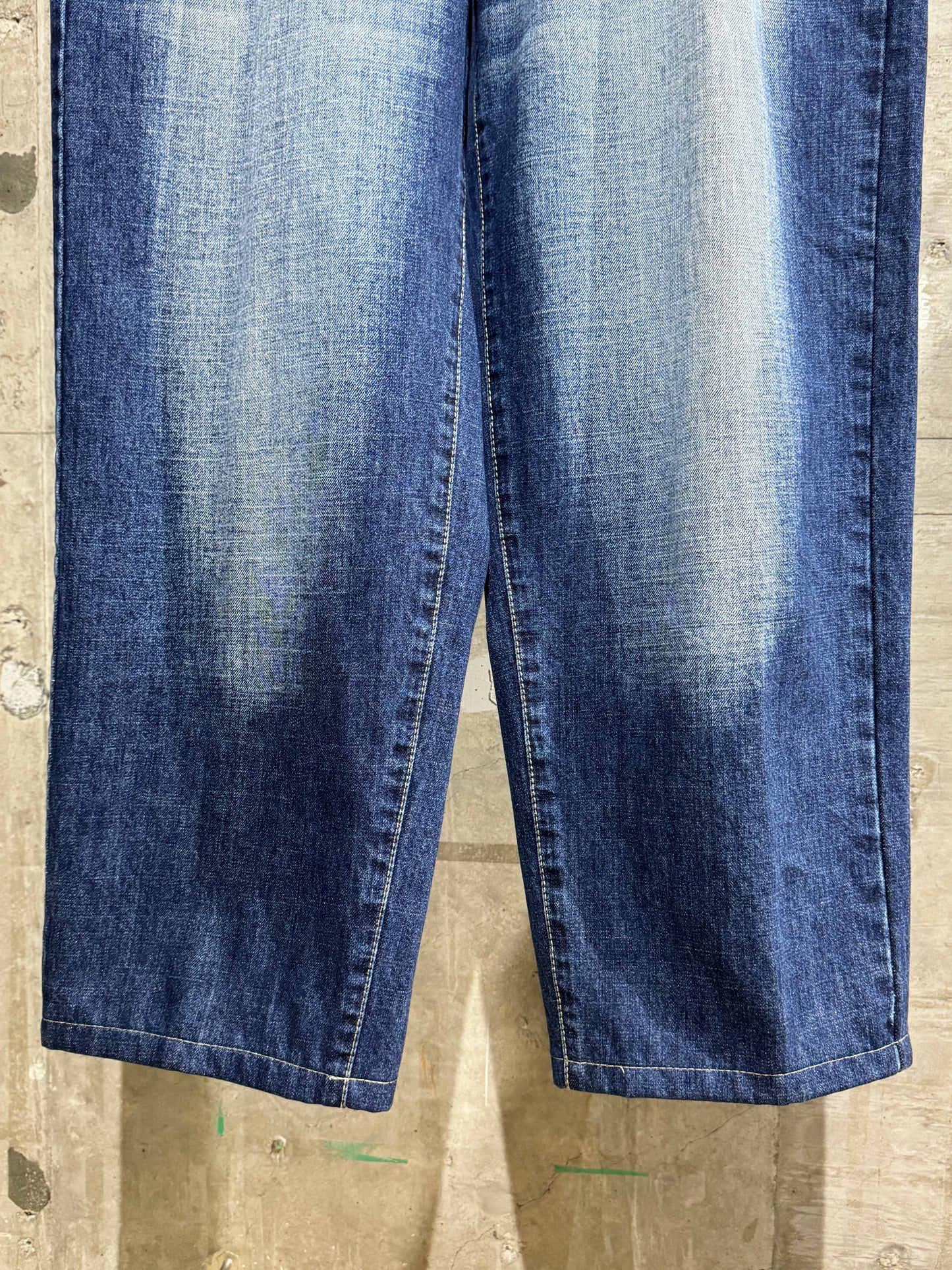 00's Members Property Design Wide Denim Pants
