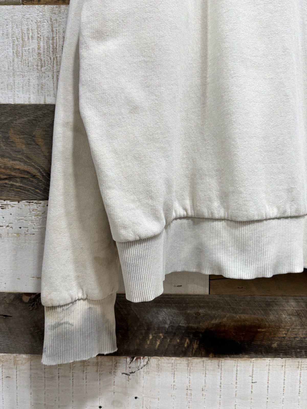 Dickies Dirty White Thermal Lined Zip-up Hoodie