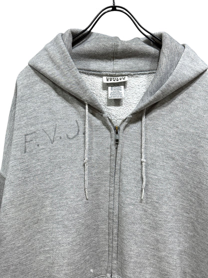 00s Custom Handwritten Zip-up Hoodie