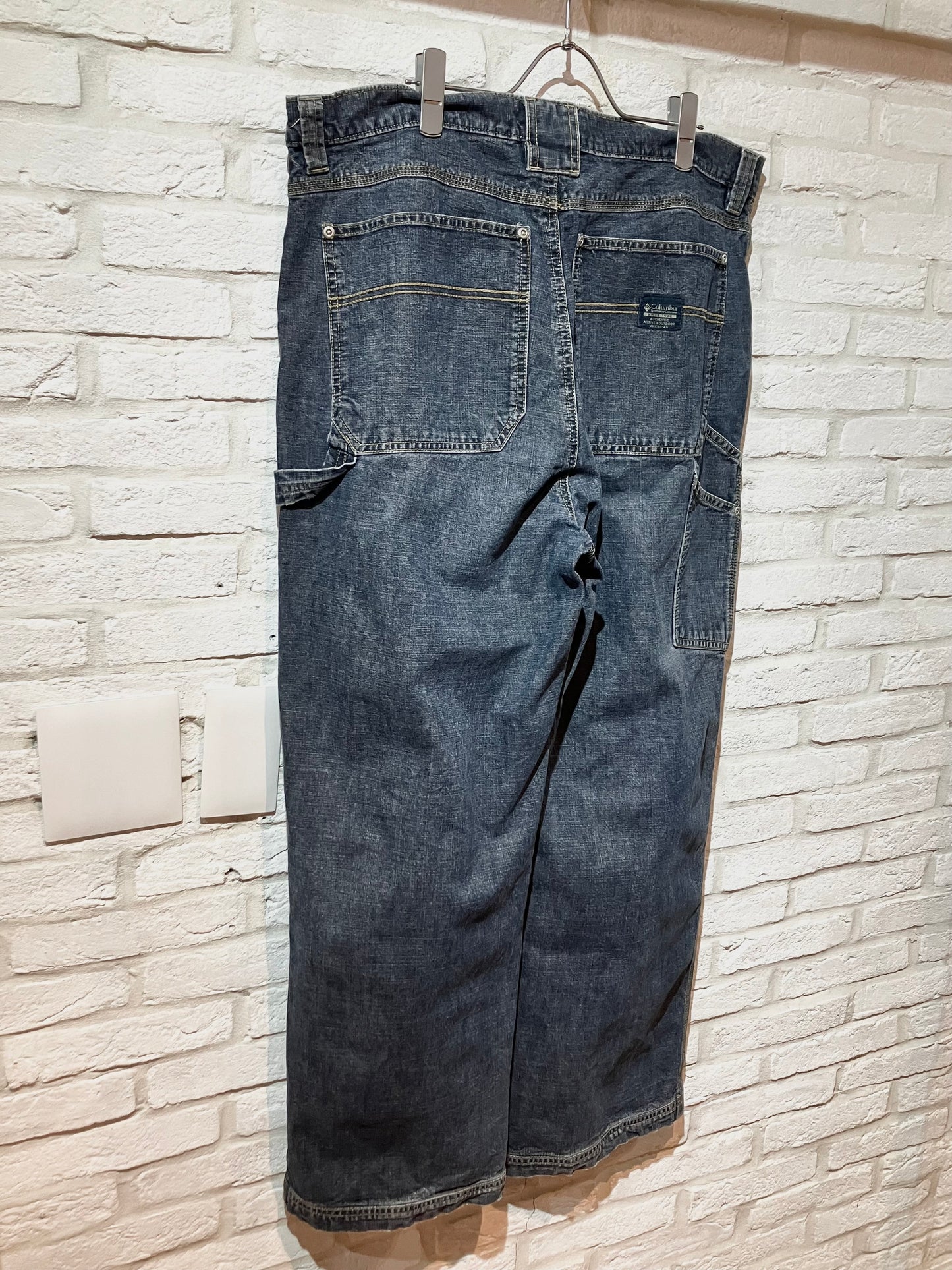 "Cloumbia" 00s Design Wide Denim Pants