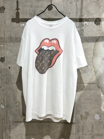 10s Rip & Monogram Tongue Printed T-Shirt