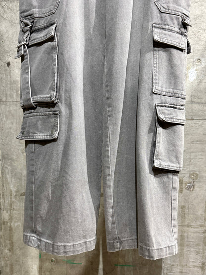 Grey 11 Pocket Cargos