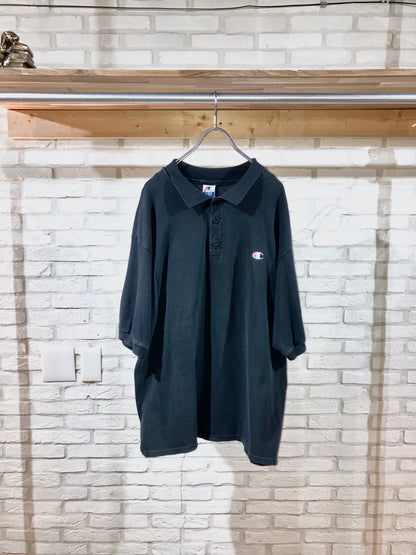 "Champion" Old TEE Fabric Polo Shirt