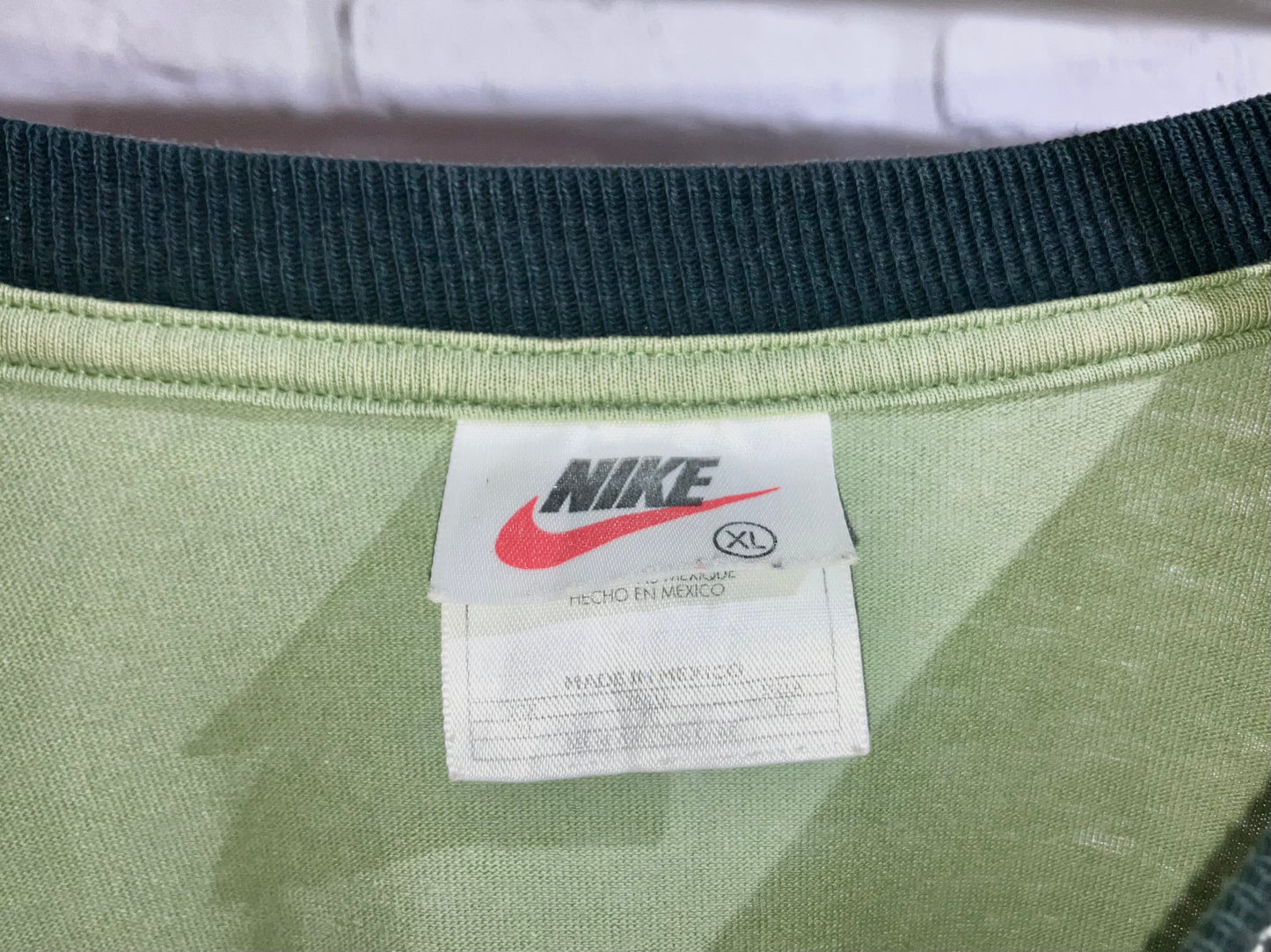 "NIKE" Old Oversized Design Ringer Tee