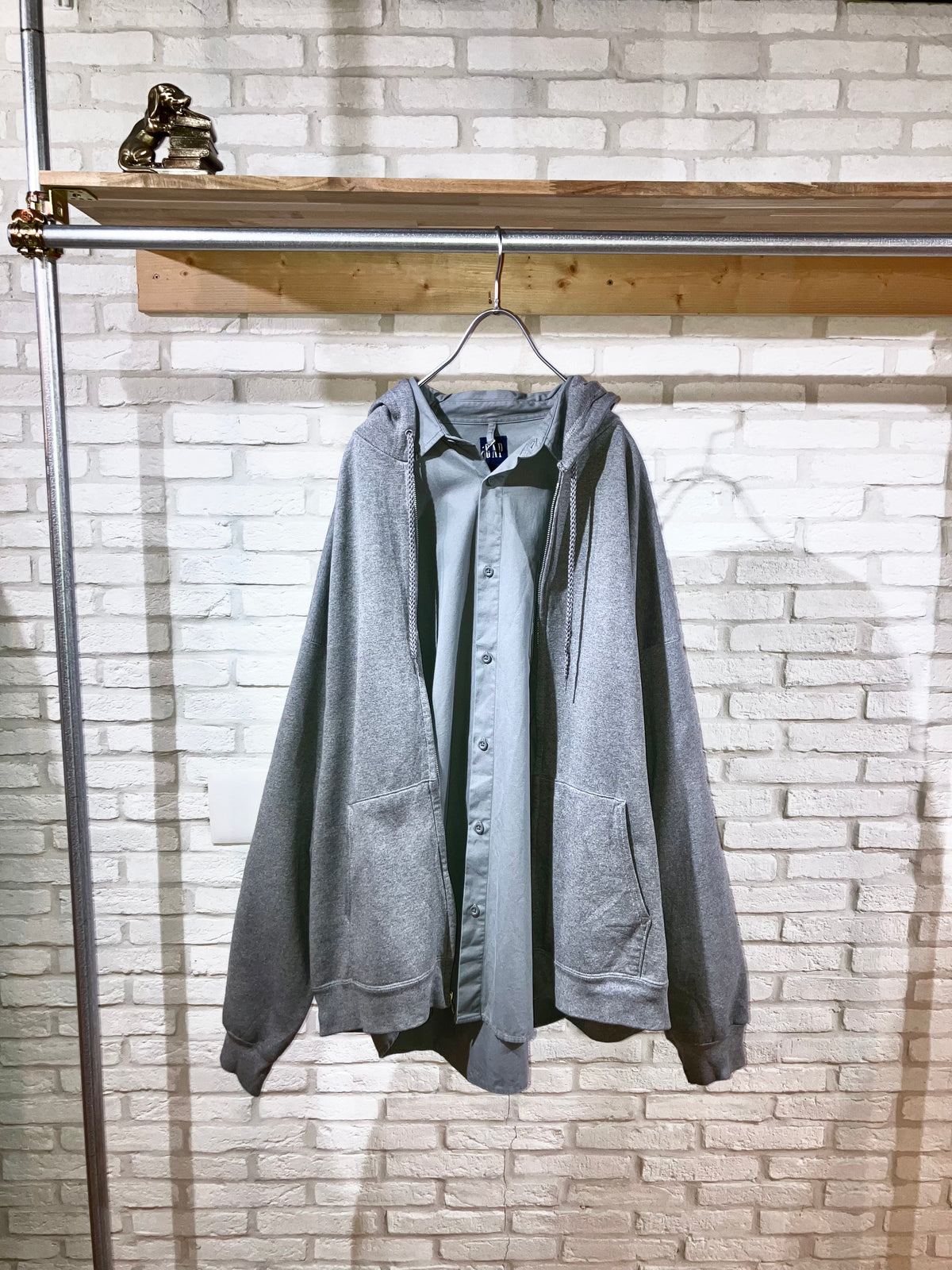 "Hanes" 00s Sweat Zip Hoodie