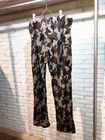 Old Camouflage Knit Pants