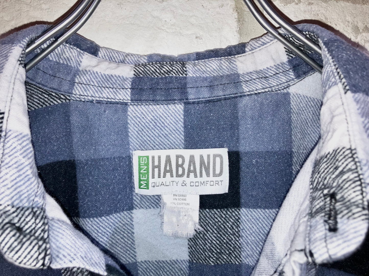 "HABAND" 00s Printed Check Shirt