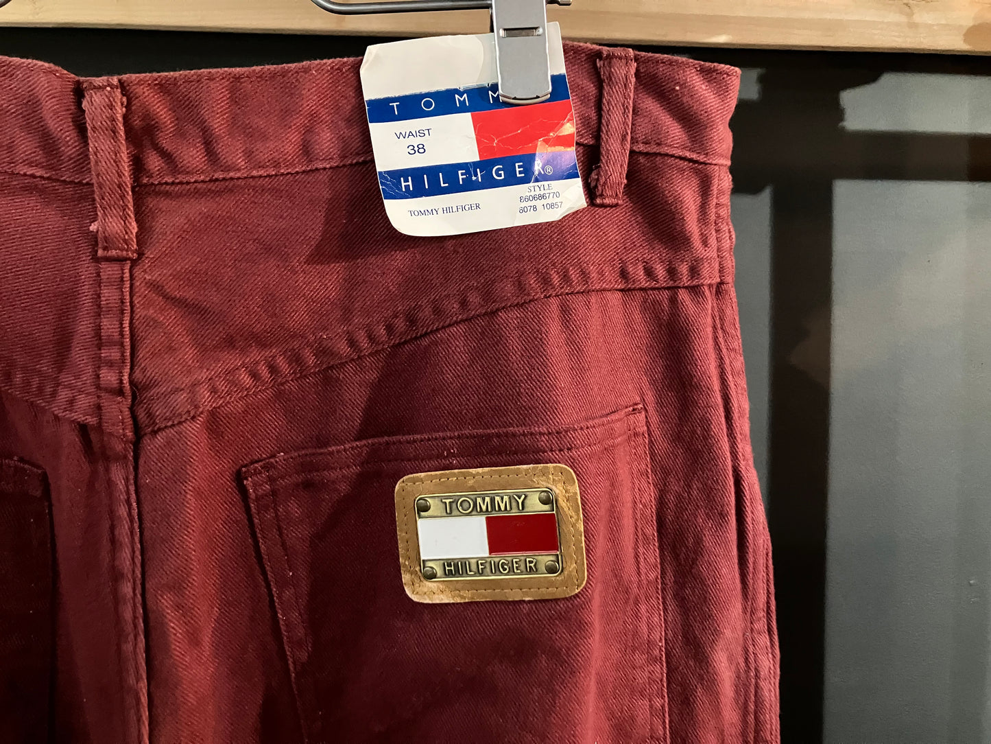 bootleg "TOMMY HILFIGER" Old Color Wide Pants"NOS"