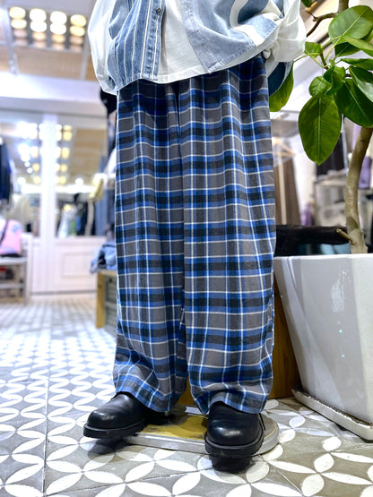 Geoffrey Beene Plaid Wide EZ Pants