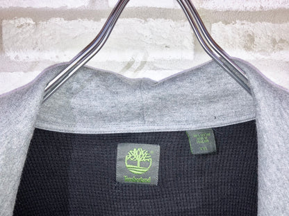 "Timberland" Old Oversized Themal Zip Hoodie