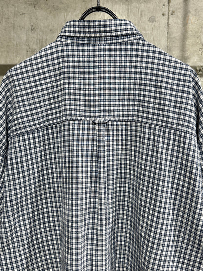 00s RESULTS Lightweight Zip-up Plaid Shirt