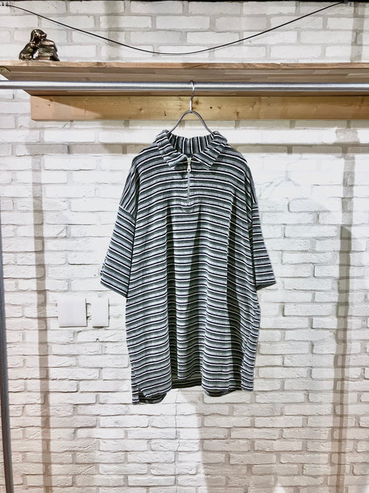 Old Design Velour Polo Shirt