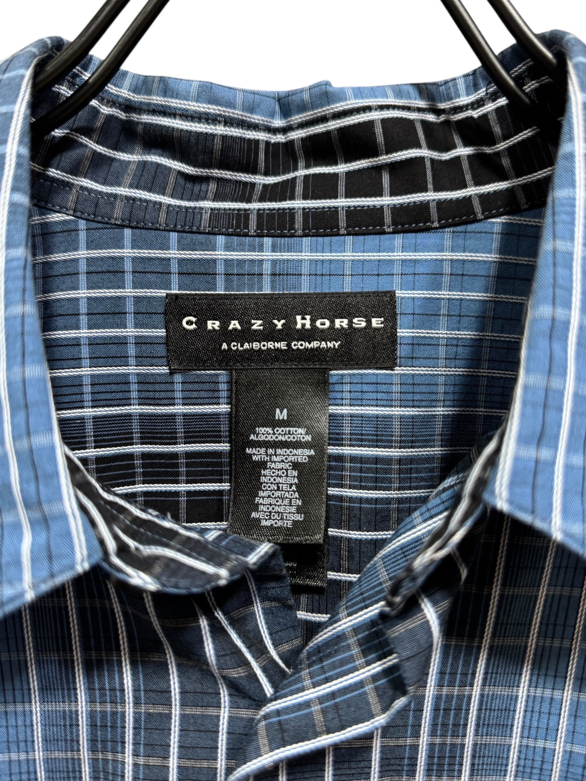 00s Crazy Horse by Claiborne Design Plaid Shirt