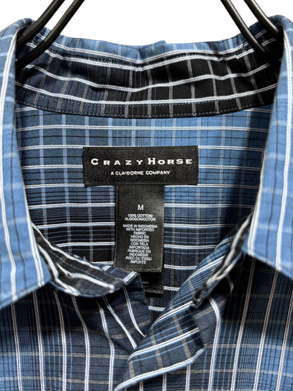 00s Crazy Horse by Claiborne Design Plaid Shirt