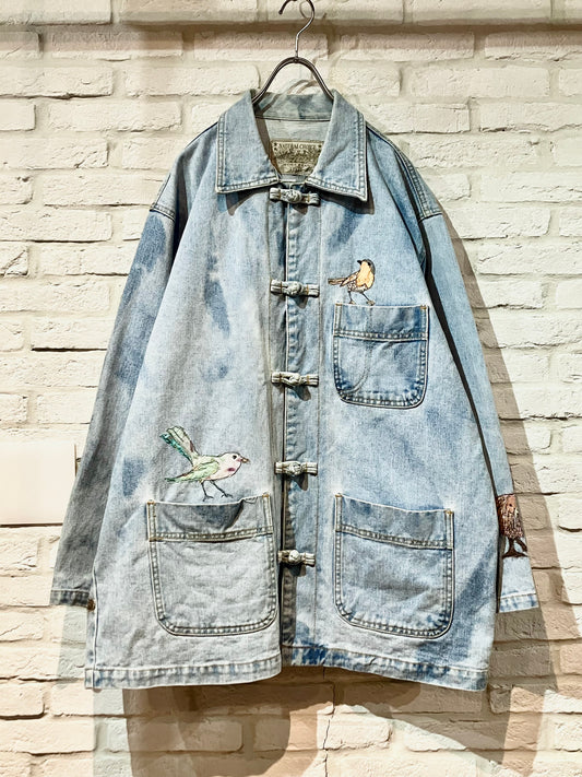 Old Embroidery China Denim JKT