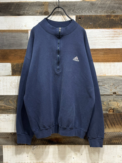 Old Adidas Half-zip Sweatshirt