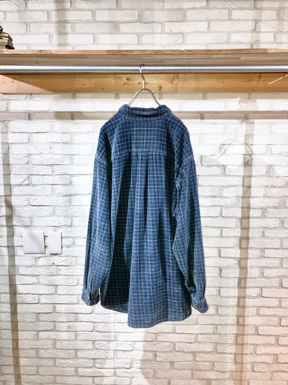 "Eddie Bauer" Old Couduroy Check Shirt