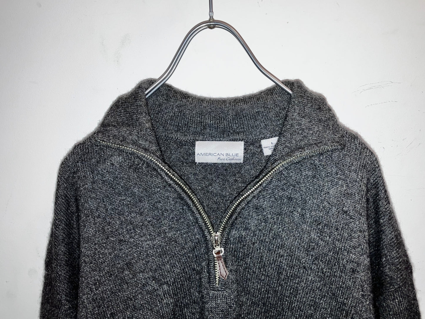 00s Half Zip Cashmere Knit