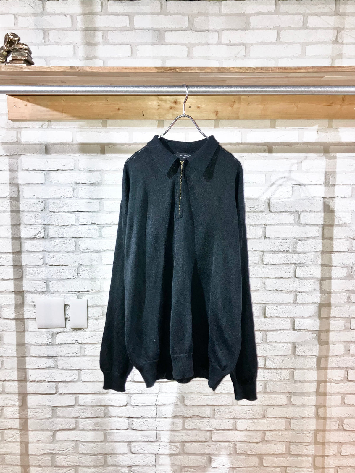 "BACHRACH" Old Design Knit Polo Shirt
