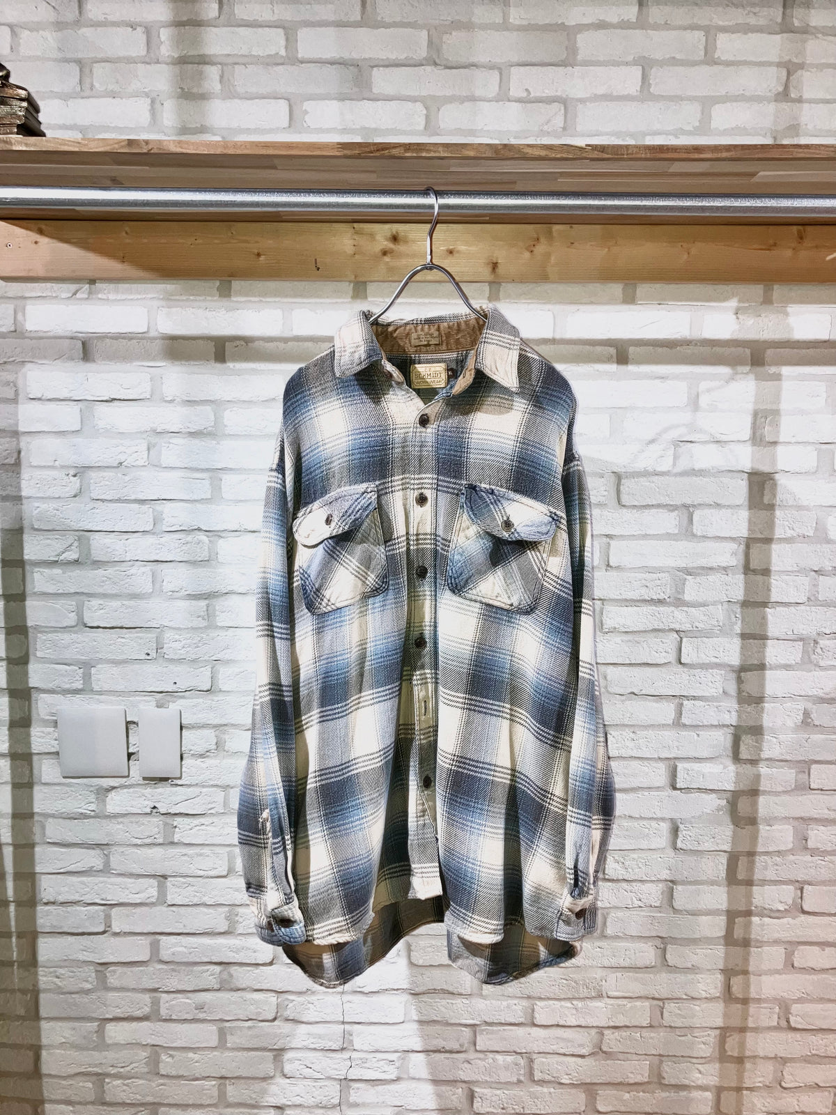 00s Heavy Flannel Check Shirt