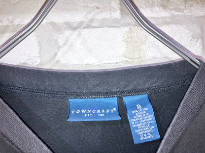 "TOWNCRAFT" Old Henley Neck Tee