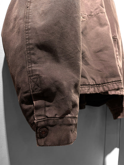 Washed duck work jacket