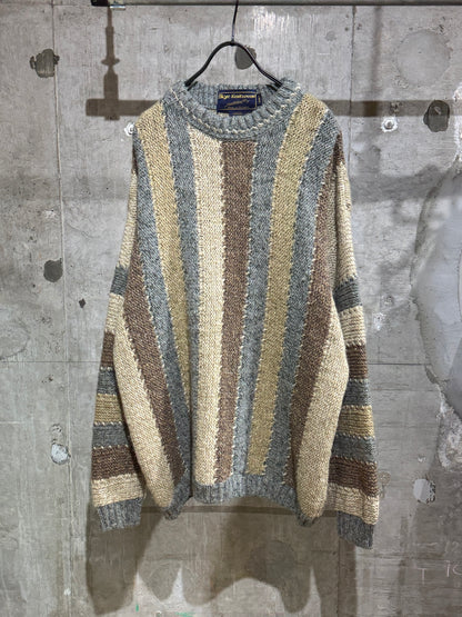 Old England made Wool Striped Sweater