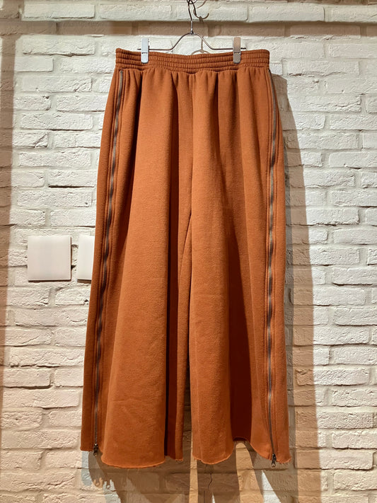 new Side Zip Super Wide Sweat Pants