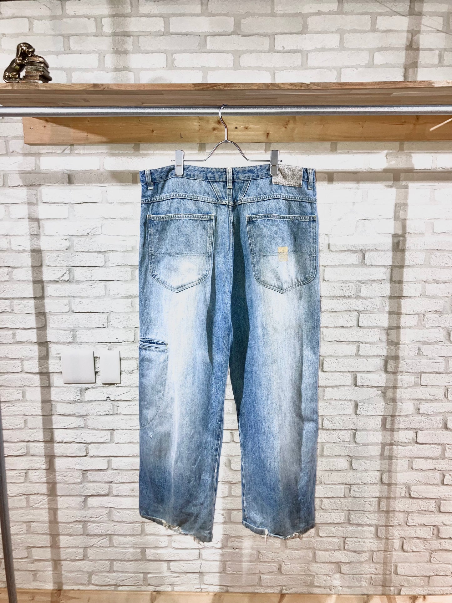 "MARITHE + FRANCOIS GIRBAUD" Old Design Wide Denim Pants