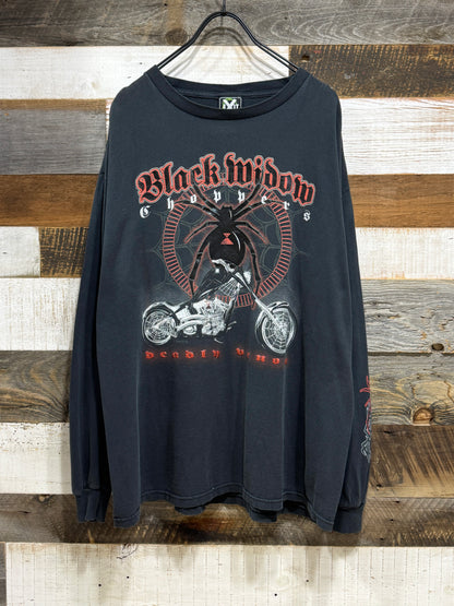 00s Exit 26 Black Widow Choppers LS Tee