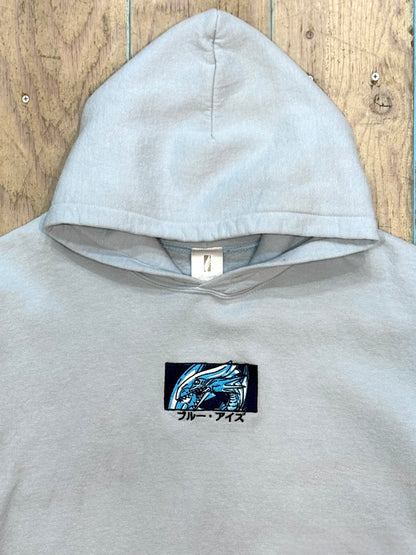 Blue-Eyes White Dragon Embroidered Hoodie