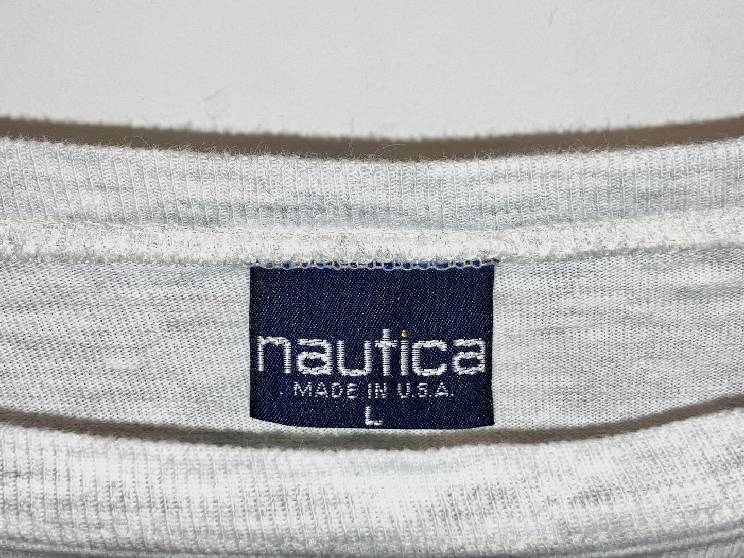 "NAUTICA" Old Printed LS Tee