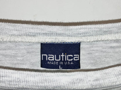 "NAUTICA" Old Printed LS Tee
