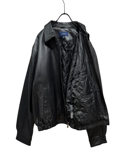 Old Croft & Barrow Leather  Zip Up Jacket