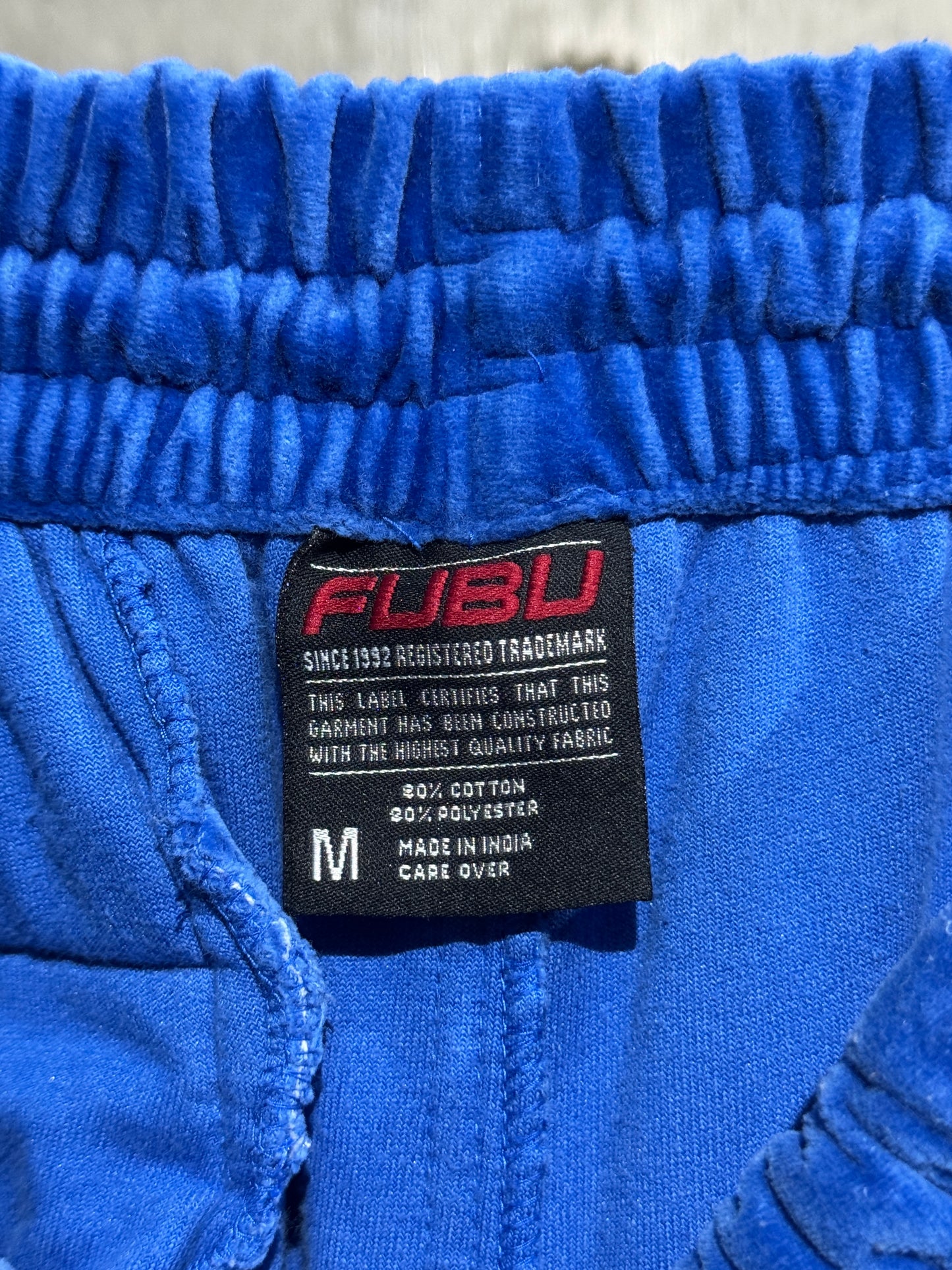 00s FUBU Velour Track Pants