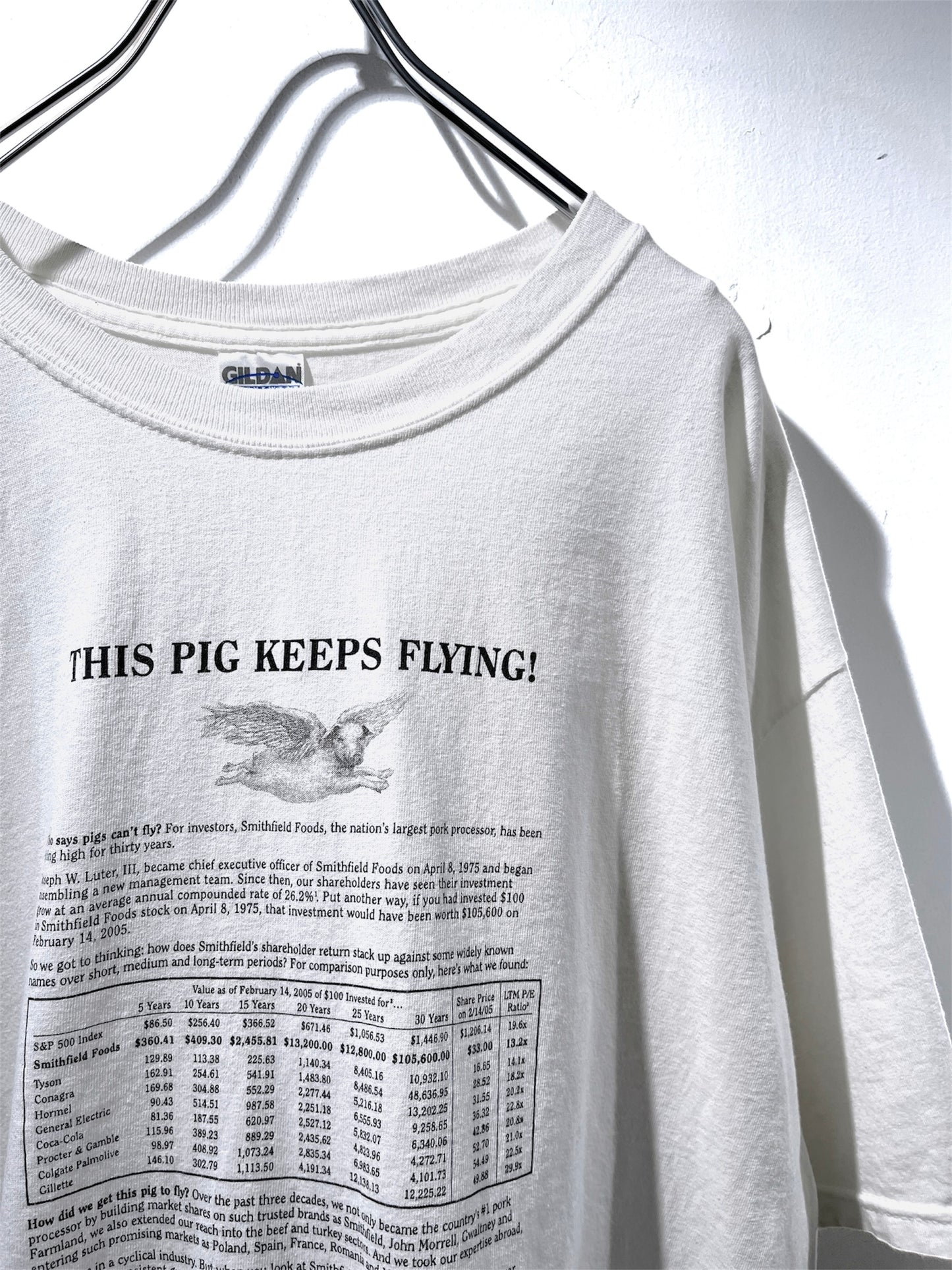 Flying Pig print Tee