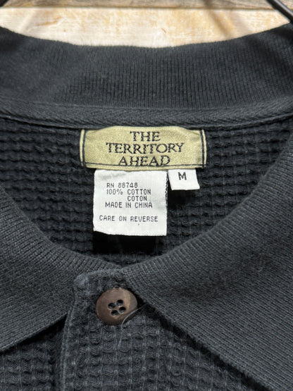 THE TERRITORY AHEAD Waffle Knit Polo Shirt