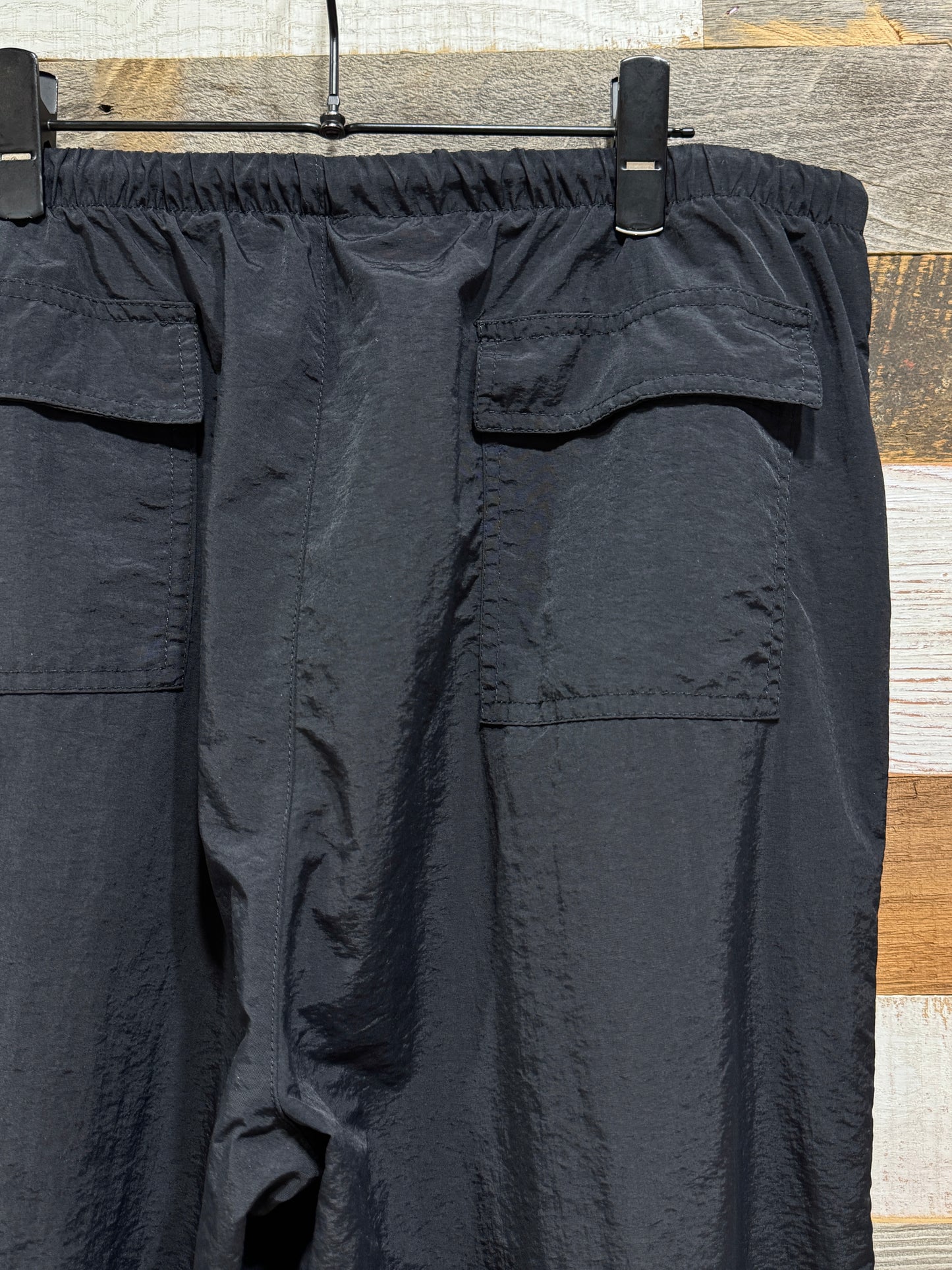 Nylon Parachute Wide Pants