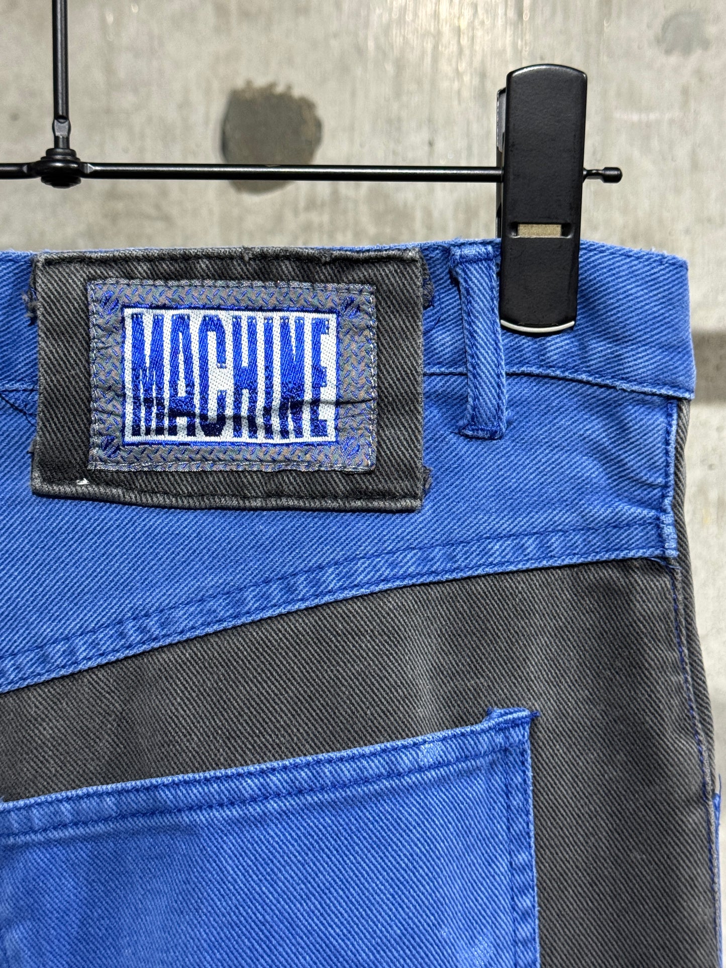 90's Machine Bi-color Denim Pants