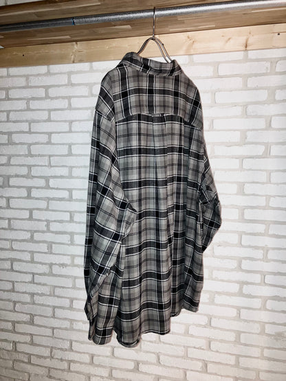 "KING SIZE" 00s Oversized Check Shirt