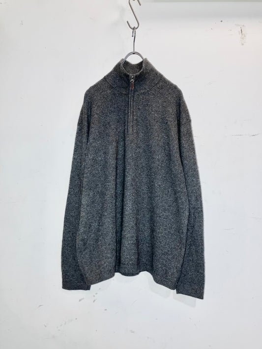 00s Half Zip Cashmere Knit
