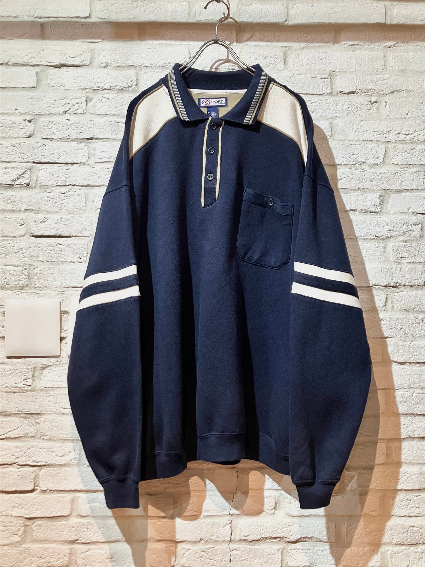 "croft&barrow" Old Design Sweat Polo Shirt