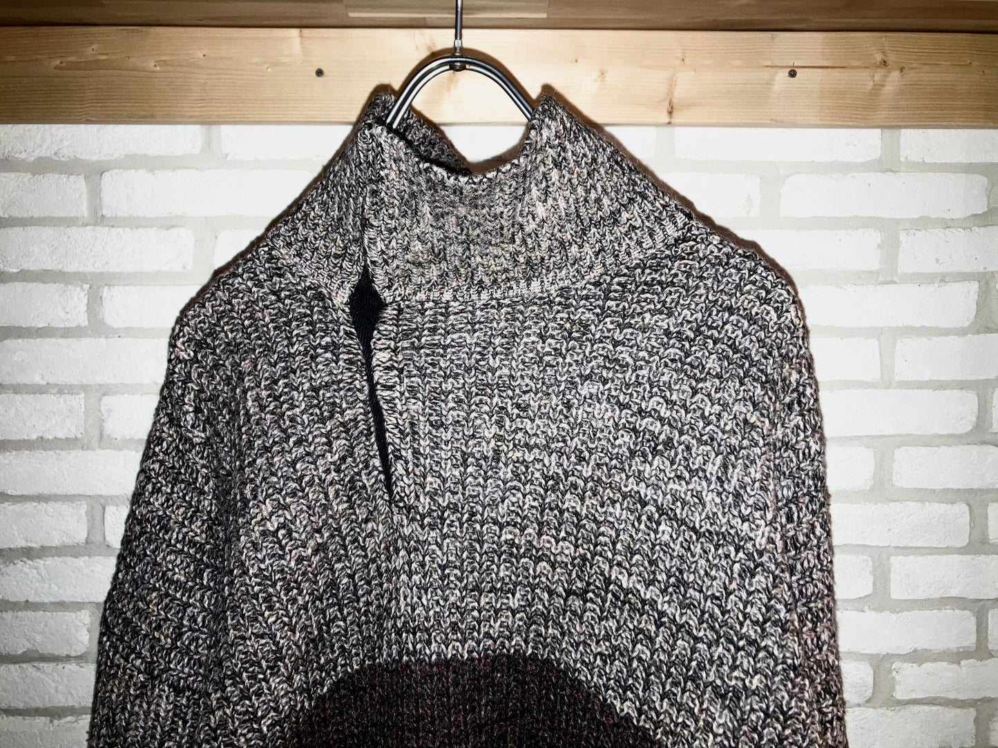 Old Design Half Botton Knit