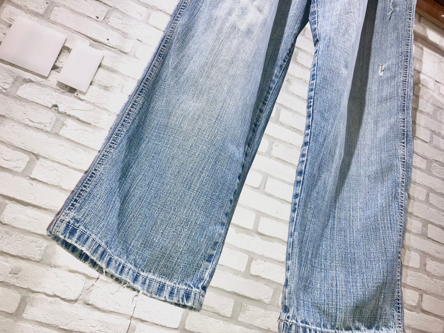 "SOUTH POLE" Old Wide Denim Pants