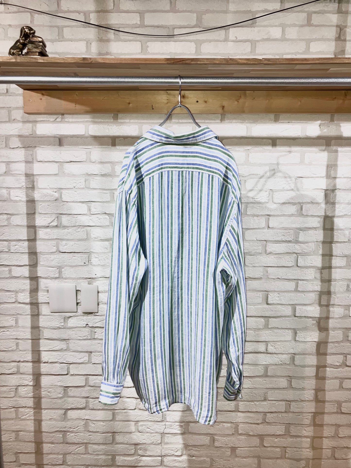 Old Oversized Stripe Linen Shirt