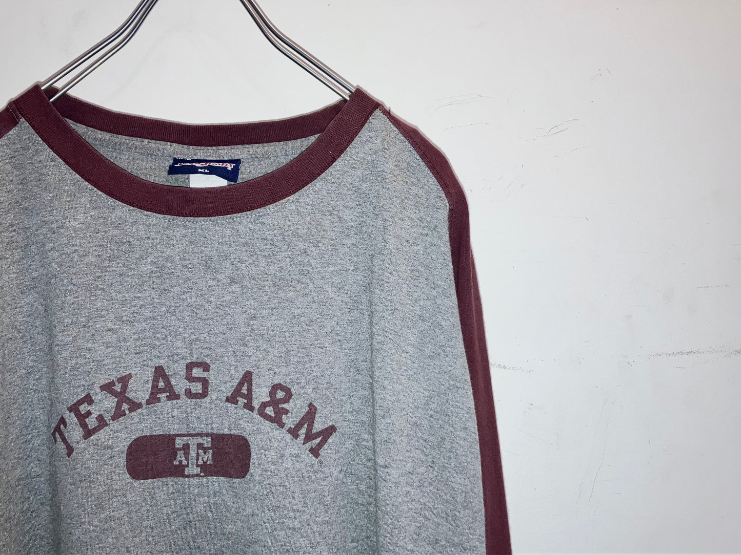 "JAN SPORT" Old Printed Raglan LS Tee