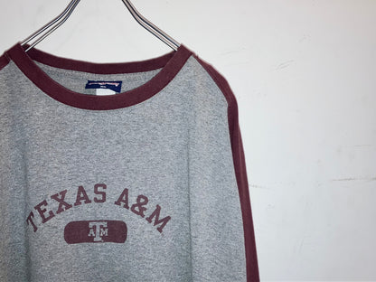"JAN SPORT" Old Printed Raglan LS Tee