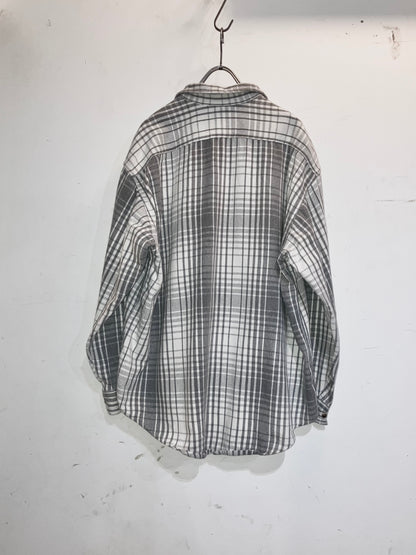 "ST JOHN'S BAY" Old Heavy Flannel Check Shirt