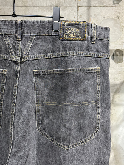 Marithe Francois Girbaud Patch Design Denim Pants