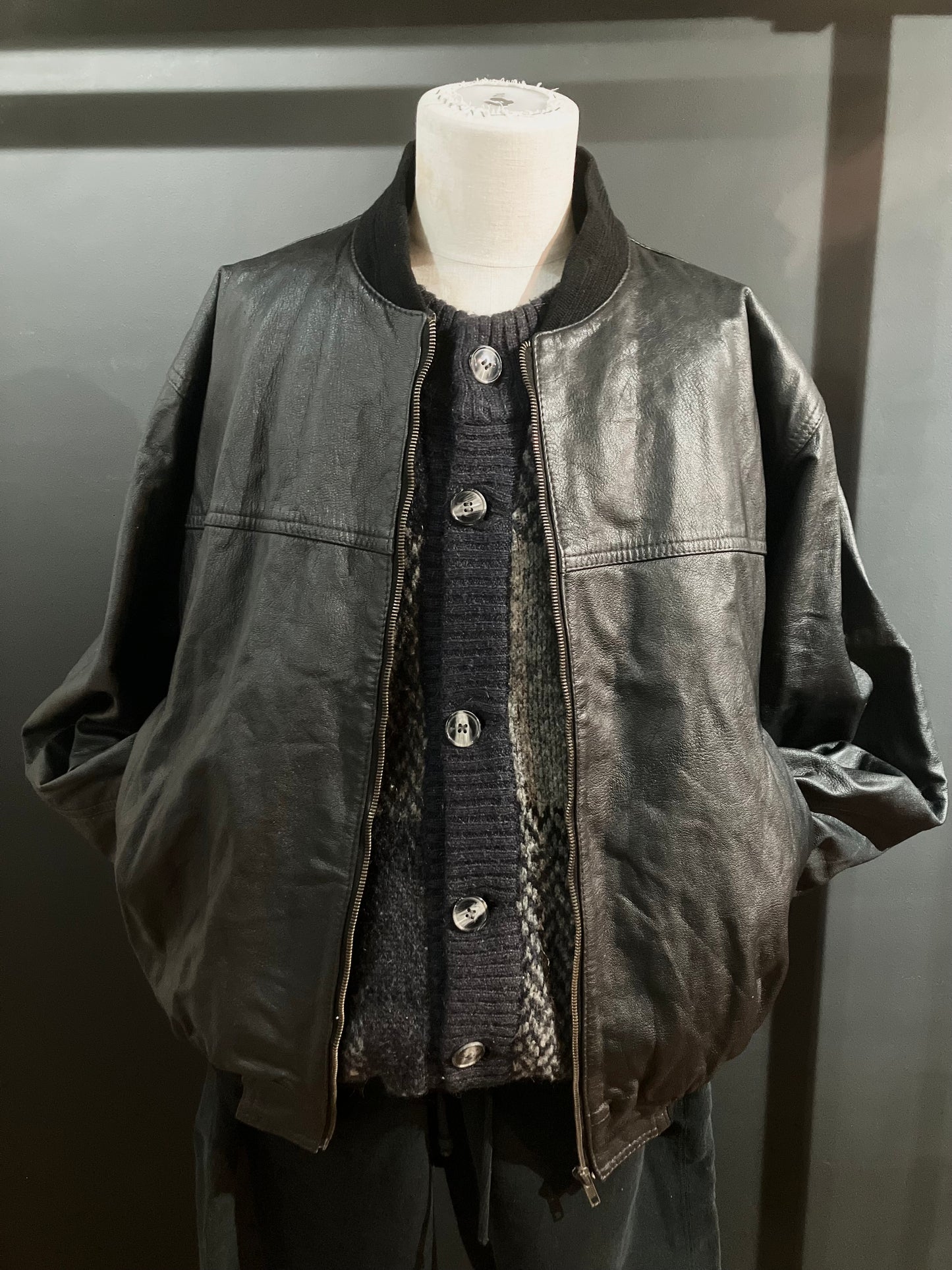 Old Leather Bomber JKT